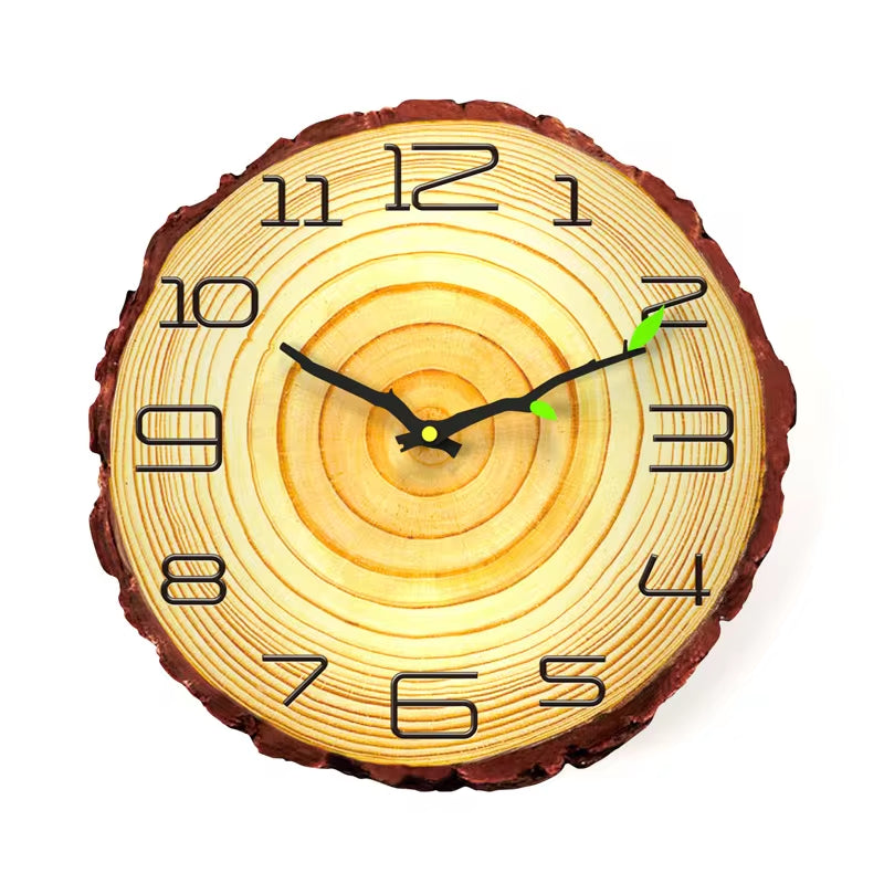 Stunning Large Vintage Wooden Wall Clock – Perfect Rustic Accent for Your Home, Office, or Café