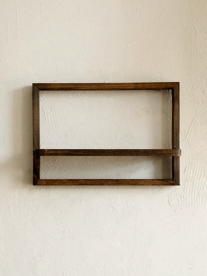Charming Rustic Wooden Floating Shelves - Perfect Wall Storage for Any Room!