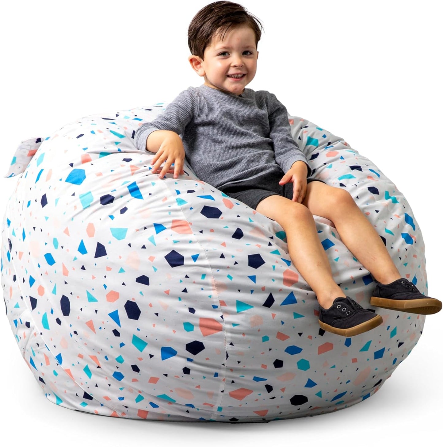 Big Joe Fuf XL Foam-Filled Bean Bag Chair with Removable Cover