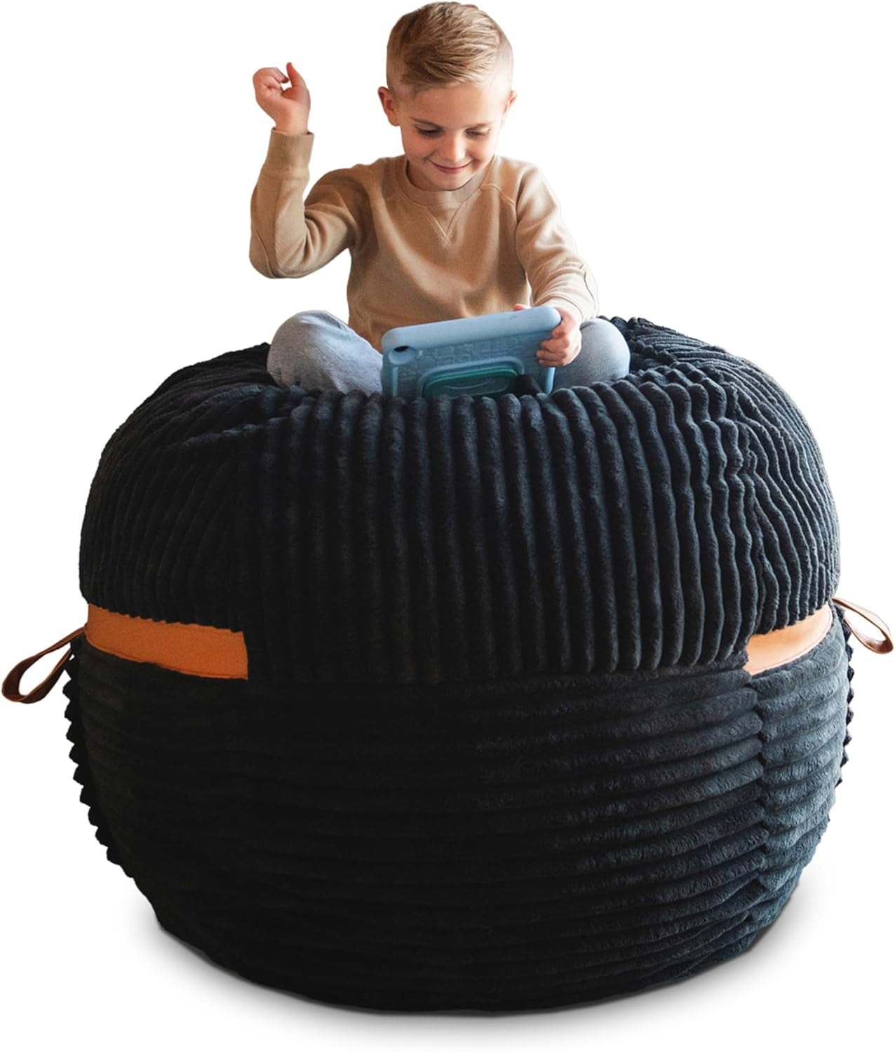 Big Joe Fuf XL Foam-Filled Bean Bag Chair with Removable Cover