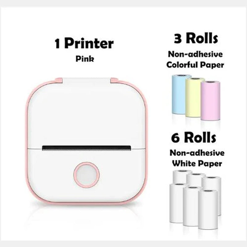 Portable Mini Thermal Label & Photo Printer – Phomemo T02 Series