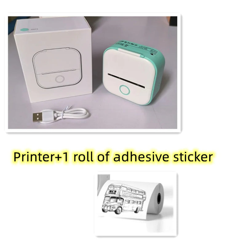  Portable Mini Thermal Label & Photo Printer – Phomemo T02 Series