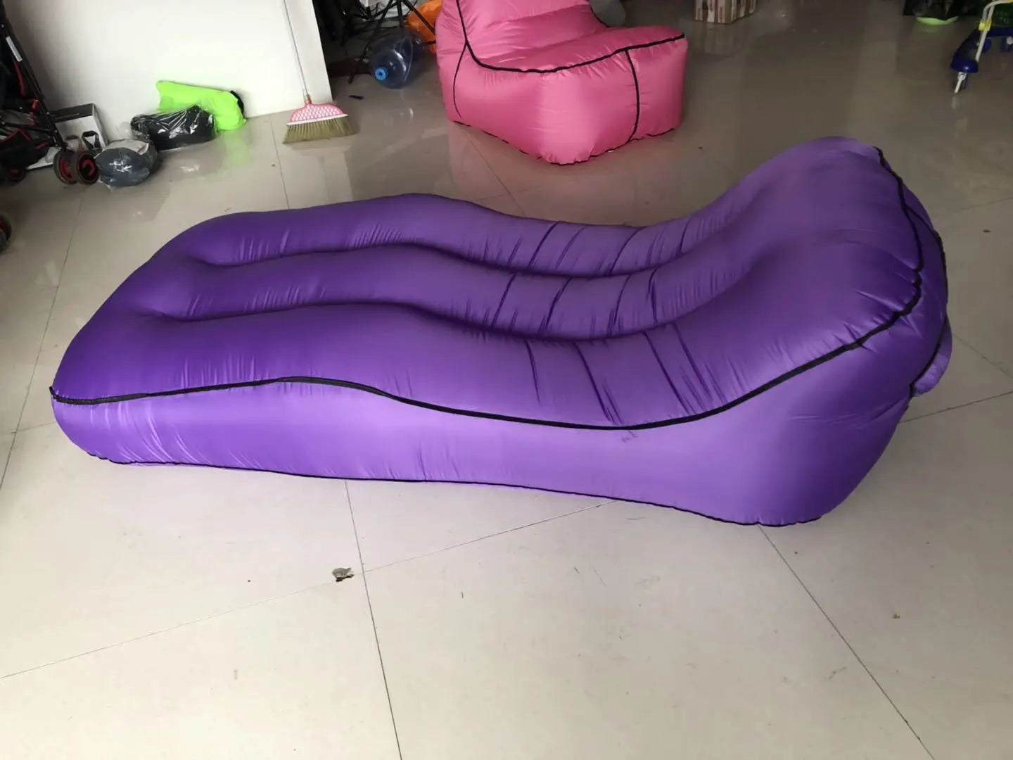 Experience Ultimate Comfort with Our Inflatable Camping Sofa and Bed - Quick Inflate Nylon Design!
