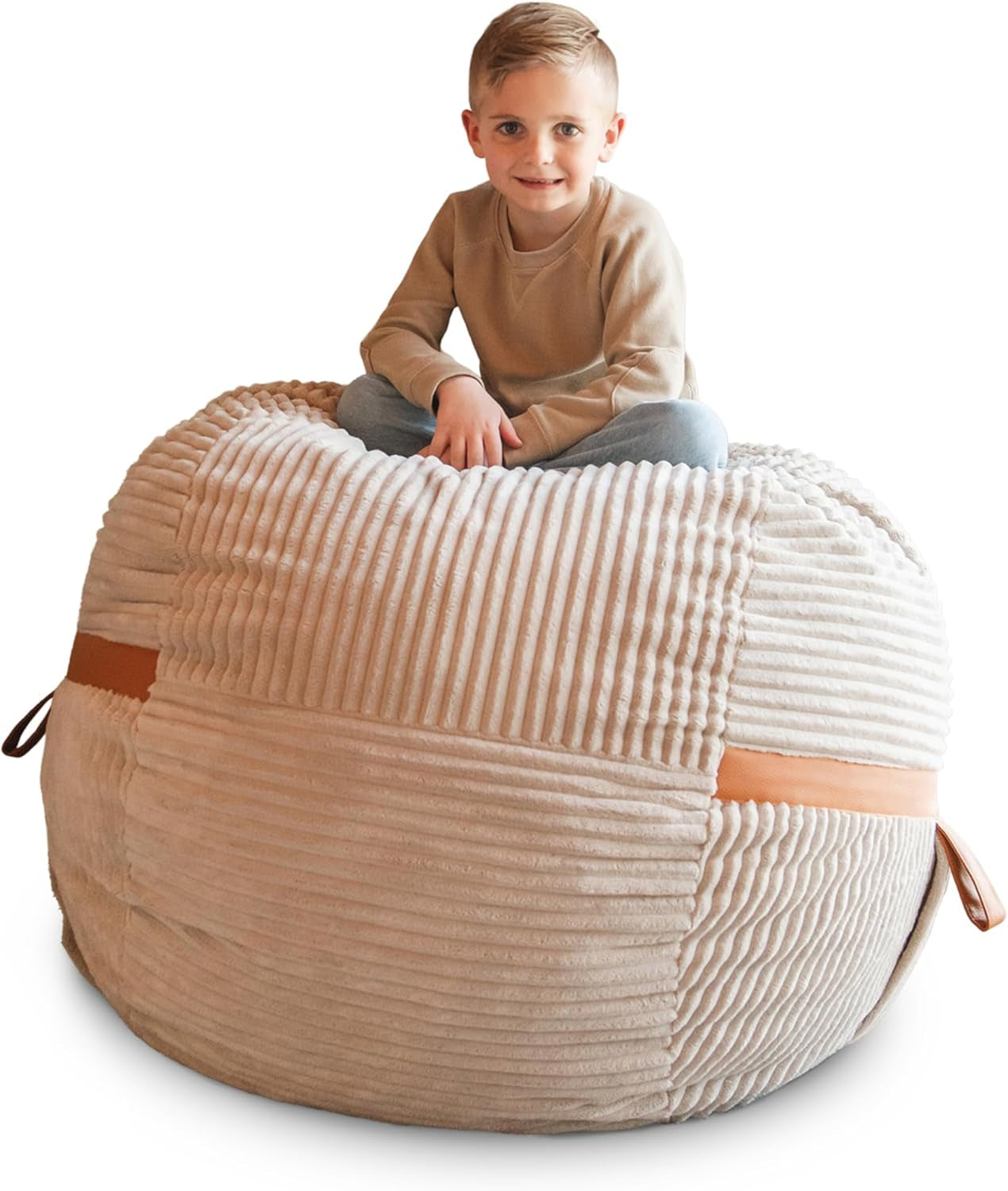 Big Joe Fuf XL Foam-Filled Bean Bag Chair with Removable Cover