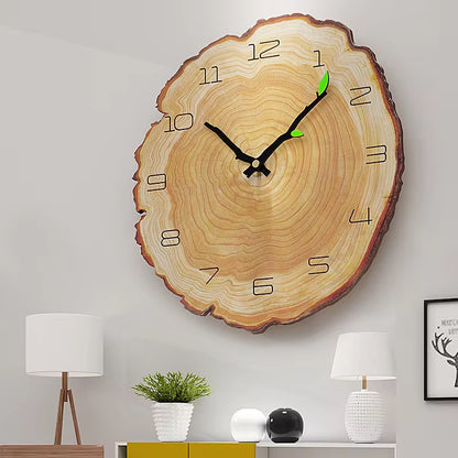 Stunning Large Vintage Wooden Wall Clock – Perfect Rustic Accent for Your Home, Office, or Café