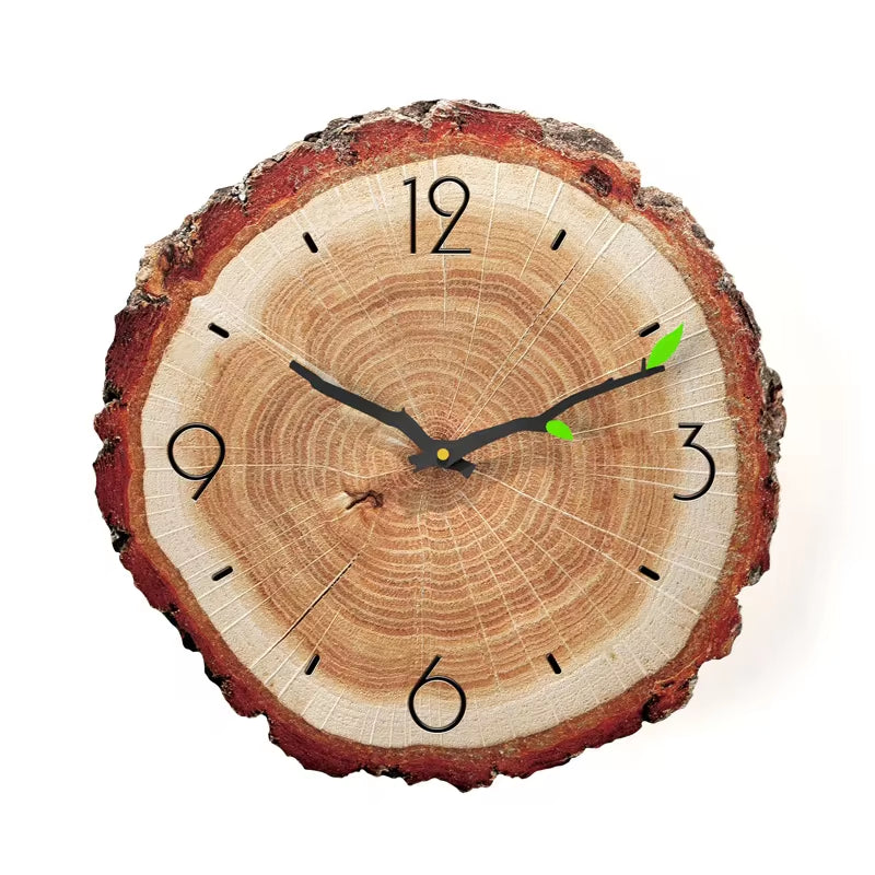 Stunning Large Vintage Wooden Wall Clock – Perfect Rustic Accent for Your Home, Office, or Café