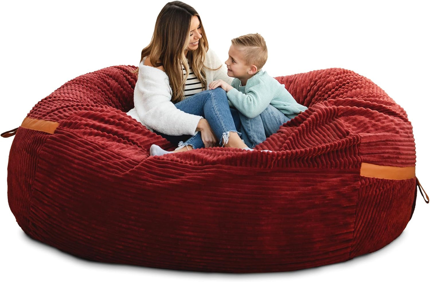 Big Joe Fuf XL Foam-Filled Bean Bag Chair with Removable Cover