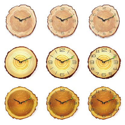 Stunning Large Vintage Wooden Wall Clock – Perfect Rustic Accent for Your Home, Office, or Café