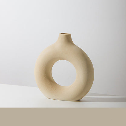 Elevate Your Decor with the Contemporary Frosted Particle Floral Arrangement Vase