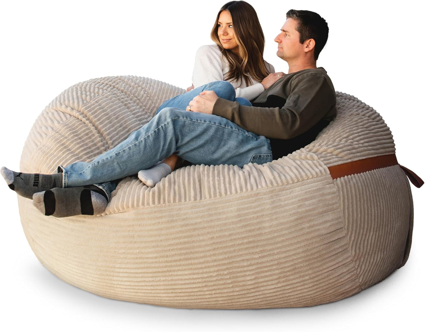 Big Joe Fuf XL Foam-Filled Bean Bag Chair with Removable Cover