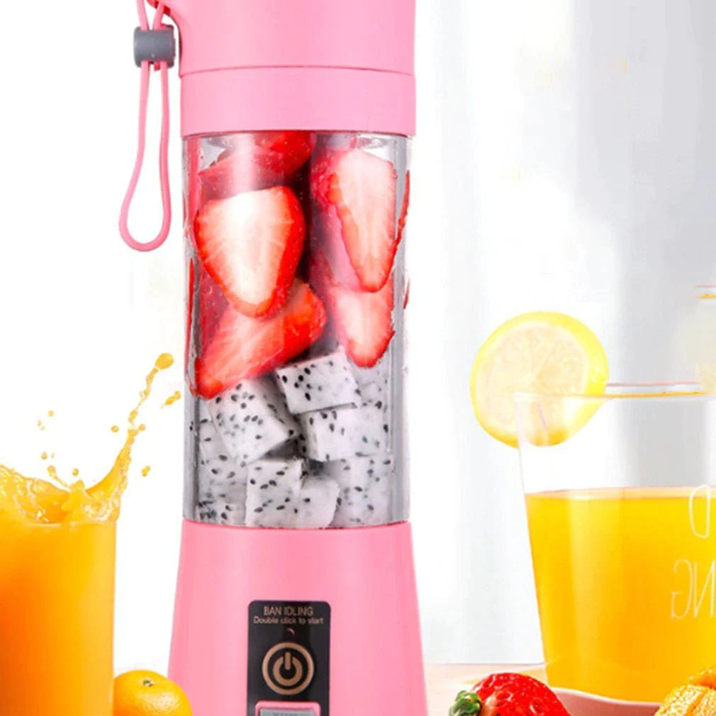 Hot Electric Juicer – USB Rechargeable Smoothie Blender