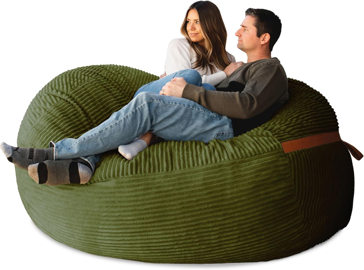 Big Joe Fuf XL Foam-Filled Bean Bag Chair with Removable Cover