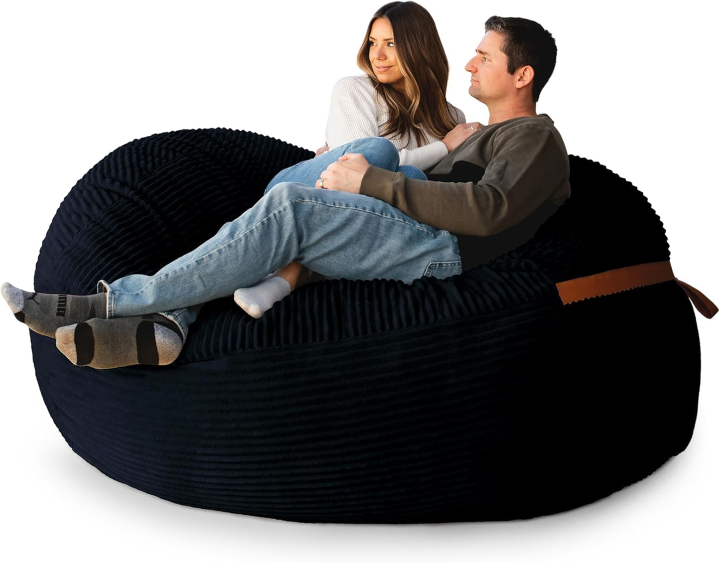 Big Joe Fuf XL Foam-Filled Bean Bag Chair with Removable Cover