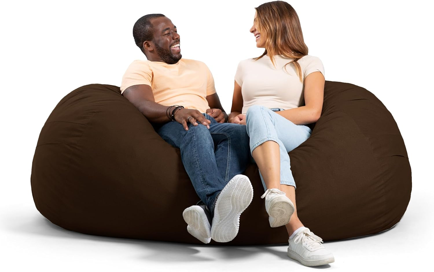 Big Joe Fuf XL Foam-Filled Bean Bag Chair with Removable Cover