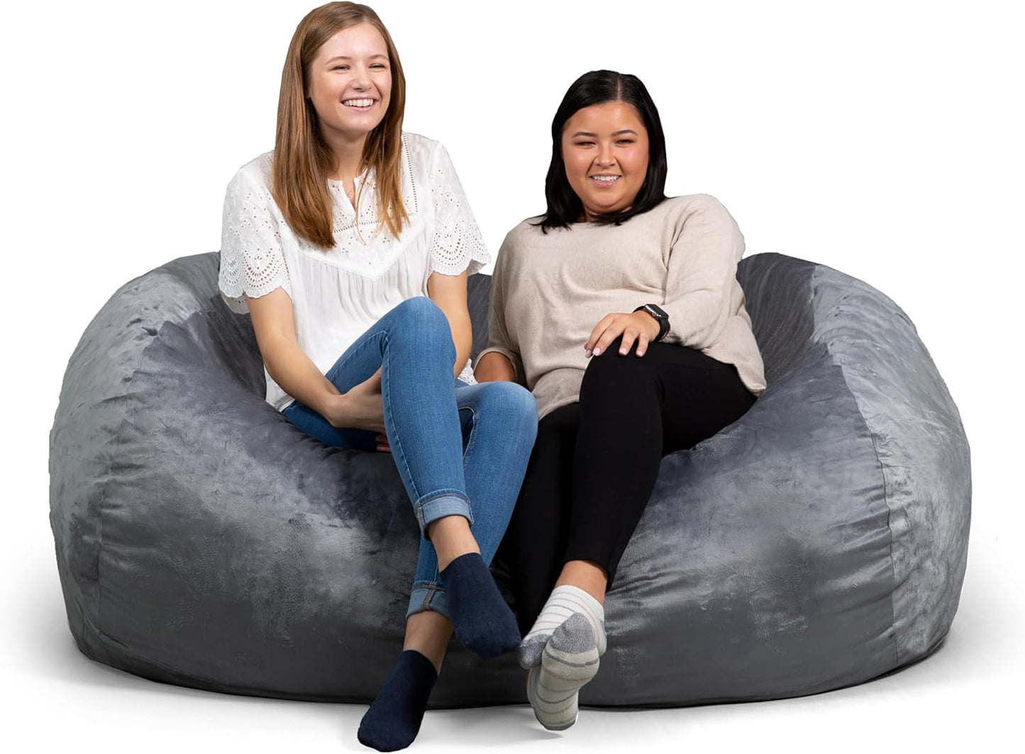 Big Joe Fuf XL Foam-Filled Bean Bag Chair with Removable Cover