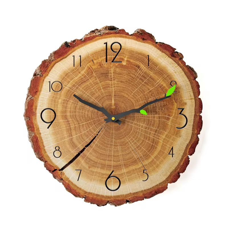 Stunning Large Vintage Wooden Wall Clock – Perfect Rustic Accent for Your Home, Office, or Café