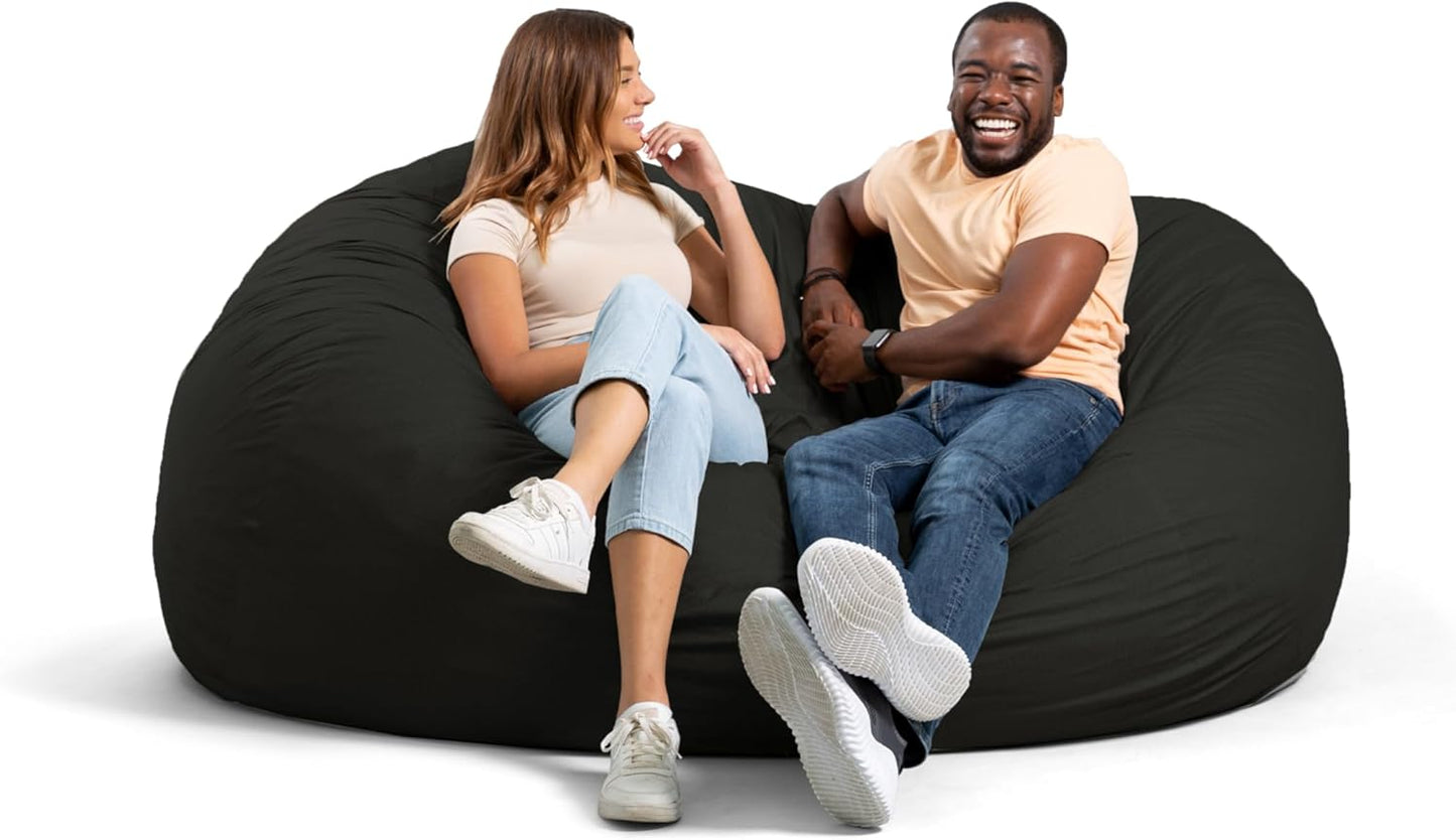 Big Joe Fuf XL Foam-Filled Bean Bag Chair with Removable Cover