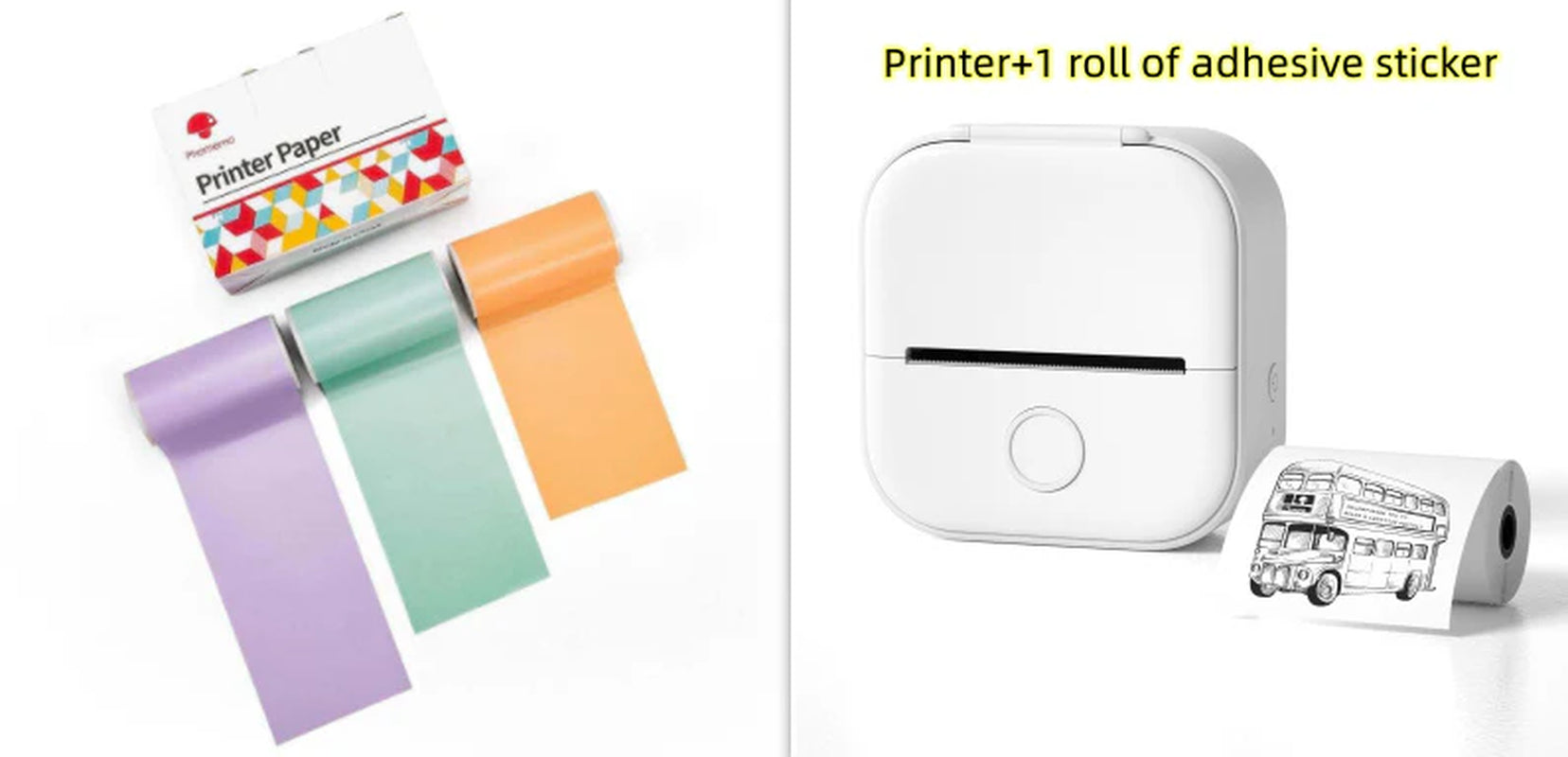  Portable Mini Thermal Label & Photo Printer – Phomemo T02 Series