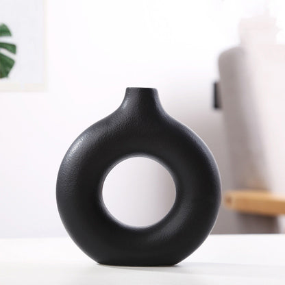 Elevate Your Decor with the Contemporary Frosted Particle Floral Arrangement Vase
