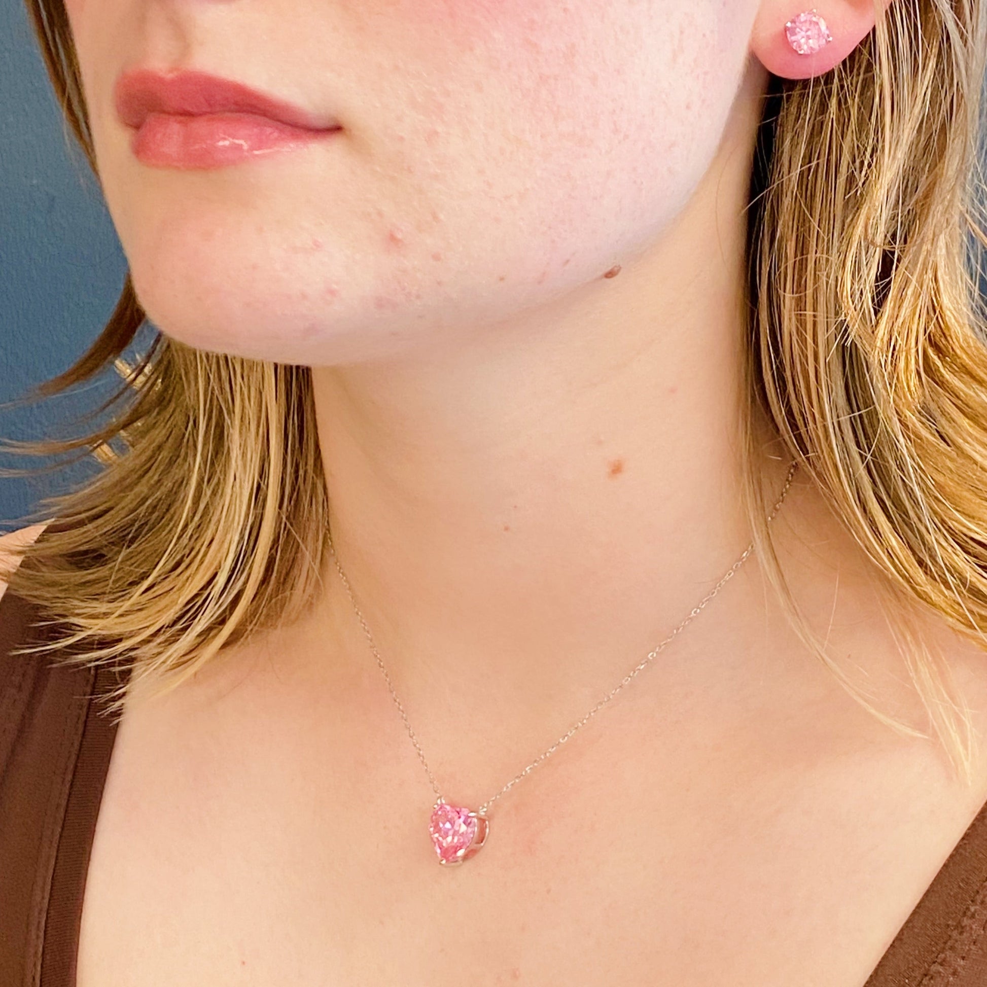  Sterling Silver Heart Necklace