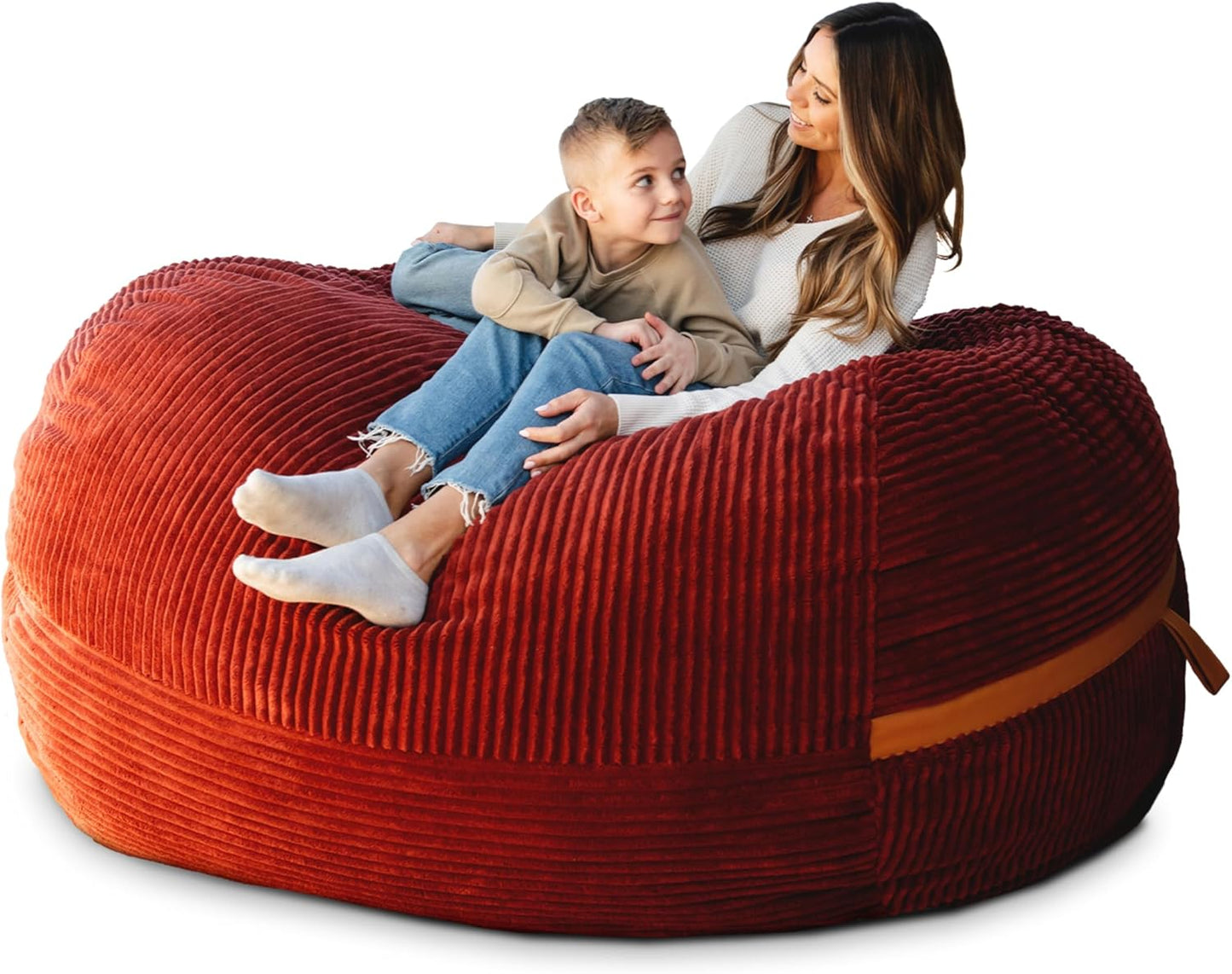 Big Joe Fuf XL Foam-Filled Bean Bag Chair with Removable Cover