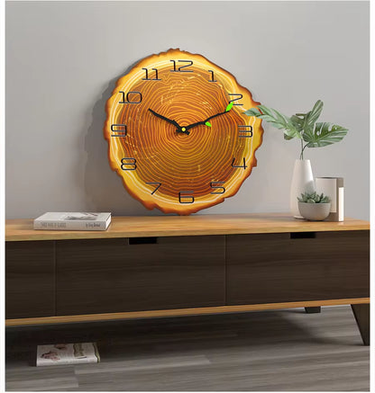 Stunning Large Vintage Wooden Wall Clock – Perfect Rustic Accent for Your Home, Office, or Café