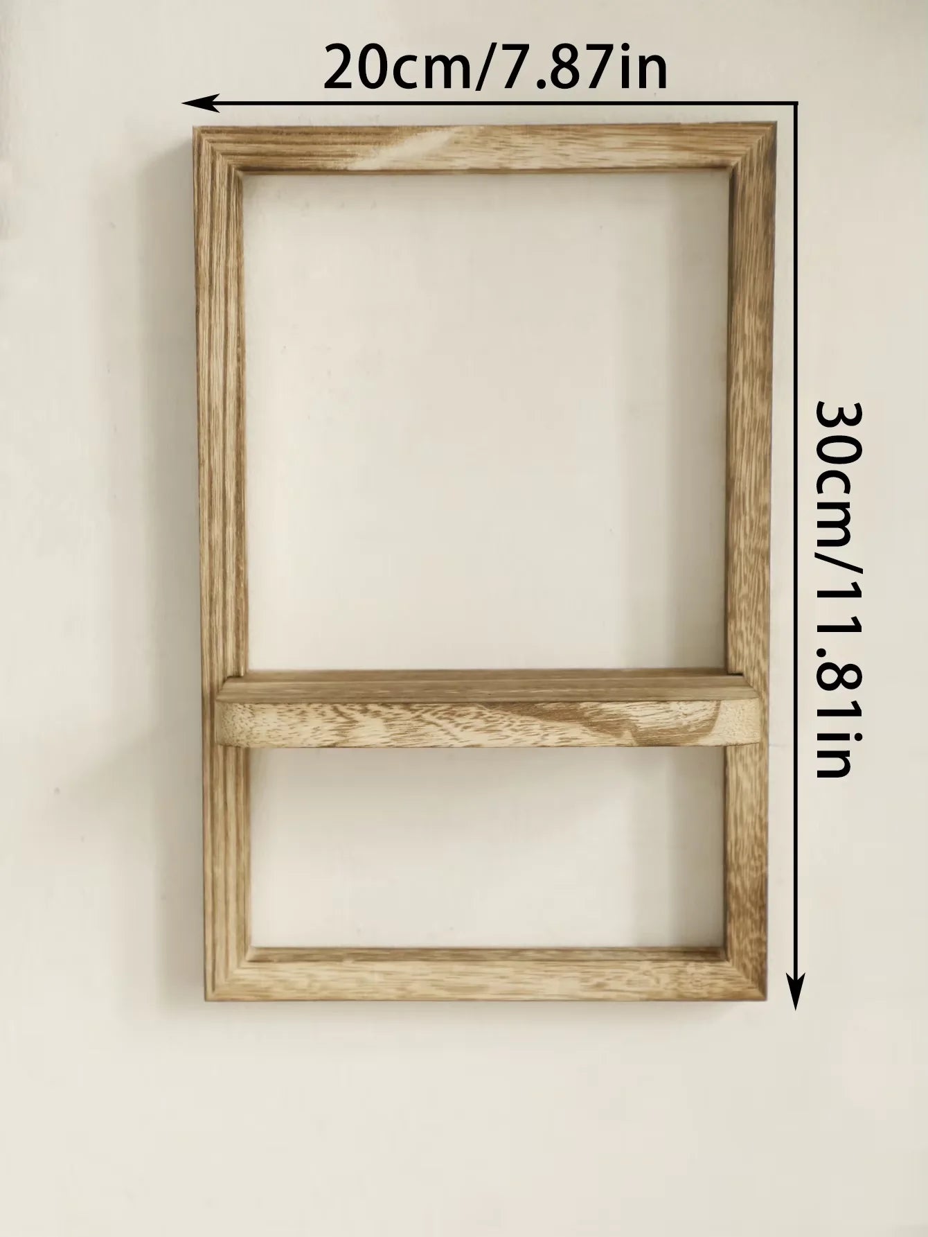 Charming Rustic Wooden Floating Shelves - Perfect Wall Storage for Any Room!