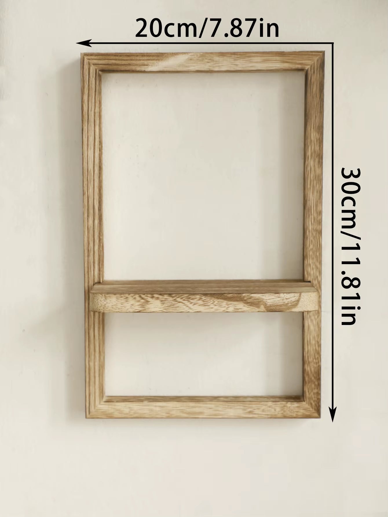 Charming Rustic Wooden Floating Shelves - Perfect Wall Storage for Any Room!