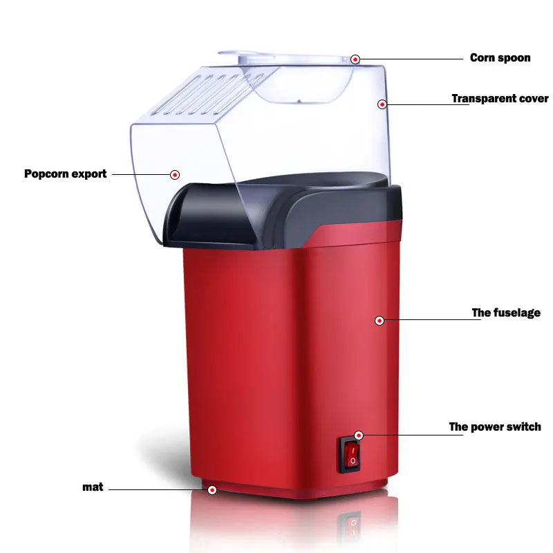 Delight in Every Bite: The Ultimate Mini Electric Popcorn Maker for Quick and Easy Snacking