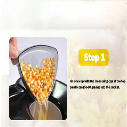 Delight in Every Bite: The Ultimate Mini Electric Popcorn Maker for Quick and Easy Snacking