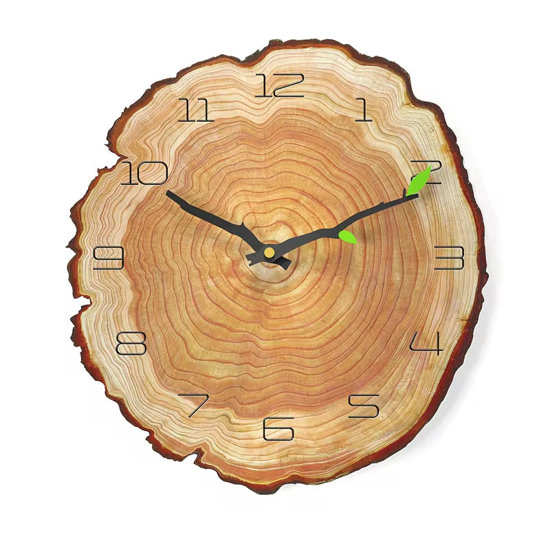 Stunning Large Vintage Wooden Wall Clock – Perfect Rustic Accent for Your Home, Office, or Café