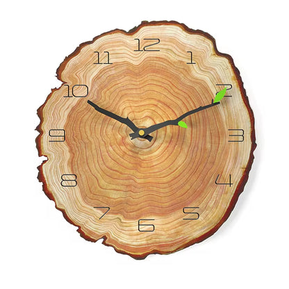 Stunning Large Vintage Wooden Wall Clock – Perfect Rustic Accent for Your Home, Office, or Café