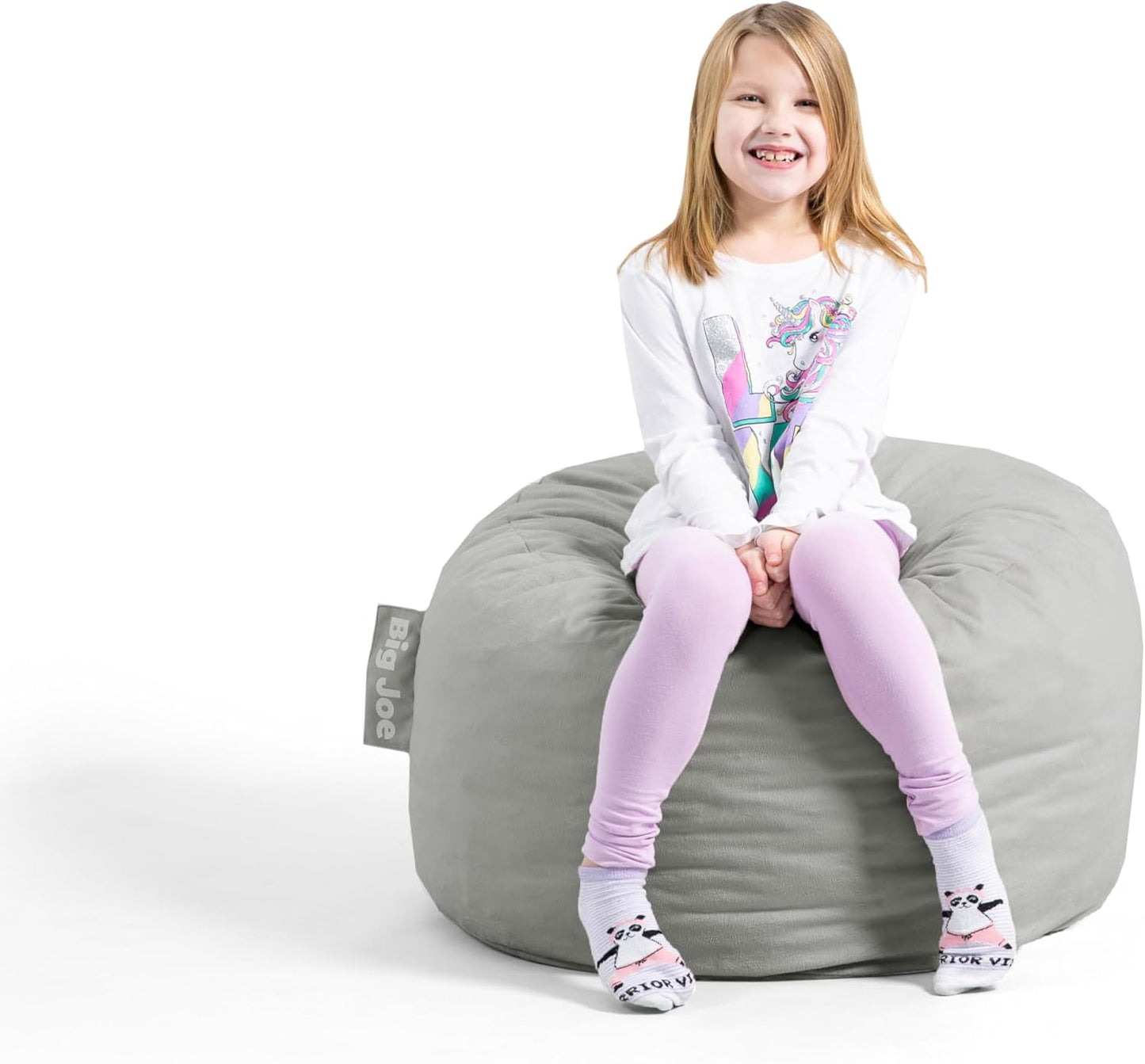 Big Joe Fuf XL Foam-Filled Bean Bag Chair with Removable Cover