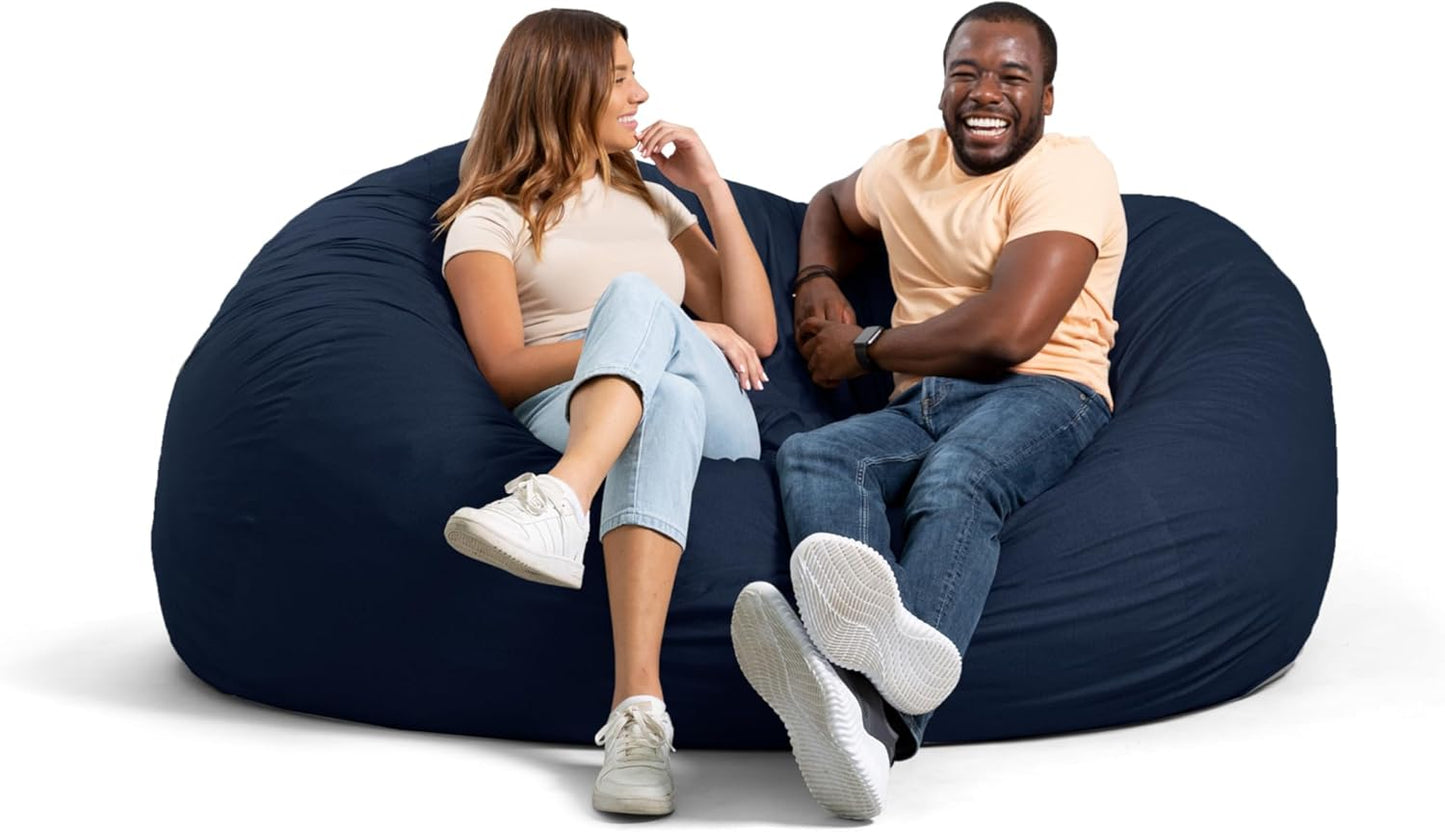 Big Joe Fuf XL Foam-Filled Bean Bag Chair with Removable Cover