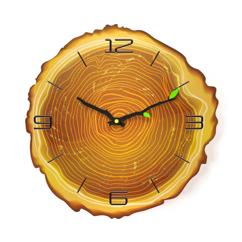 Stunning Large Vintage Wooden Wall Clock – Perfect Rustic Accent for Your Home, Office, or Café