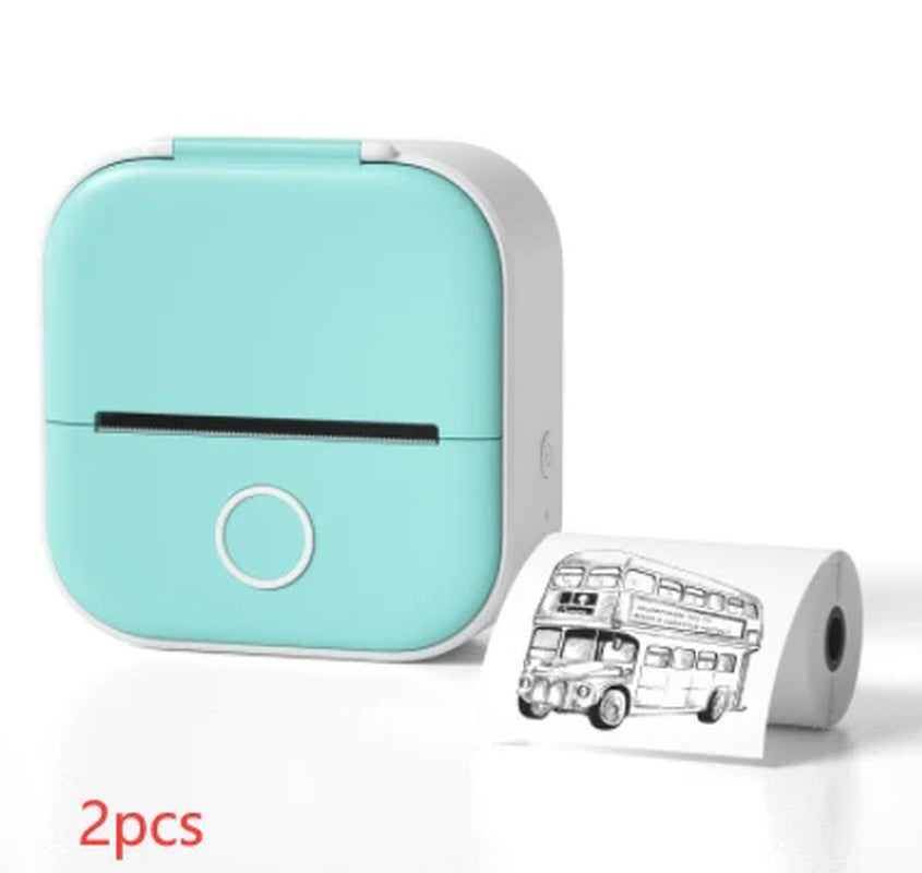  Portable Mini Thermal Label & Photo Printer – Phomemo T02 Series