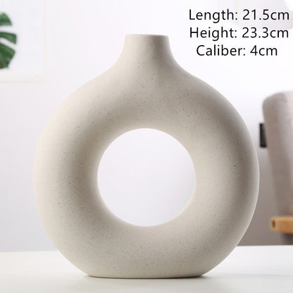 Elevate Your Decor with the Contemporary Frosted Particle Floral Arrangement Vase