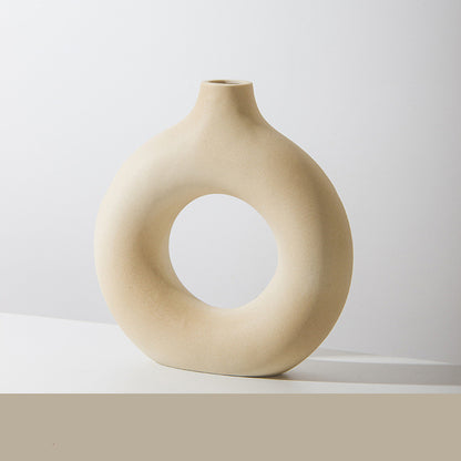 Elevate Your Decor with the Contemporary Frosted Particle Floral Arrangement Vase