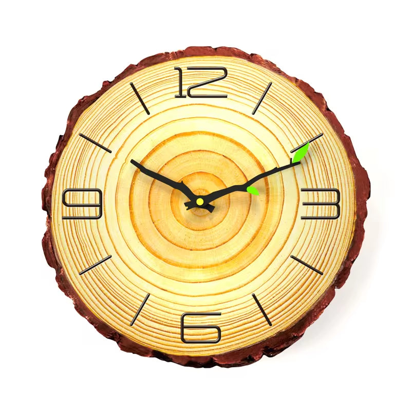 Stunning Large Vintage Wooden Wall Clock – Perfect Rustic Accent for Your Home, Office, or Café