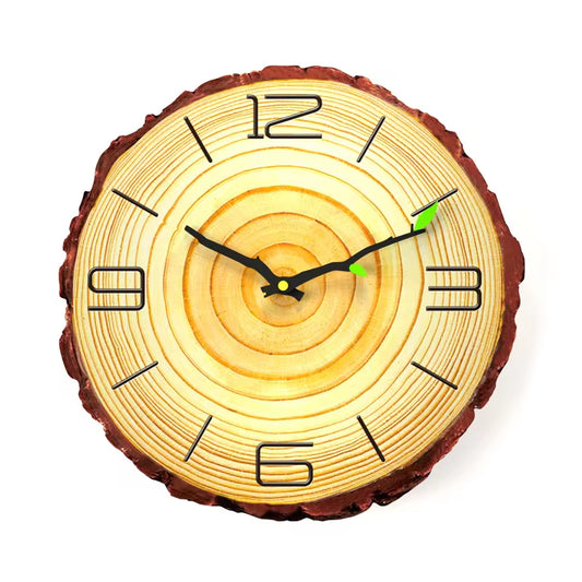 Stunning Large Vintage Wooden Wall Clock – Perfect Rustic Accent for Your Home, Office, or Café
