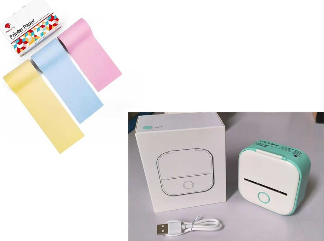  Portable Mini Thermal Label & Photo Printer – Phomemo T02 Series