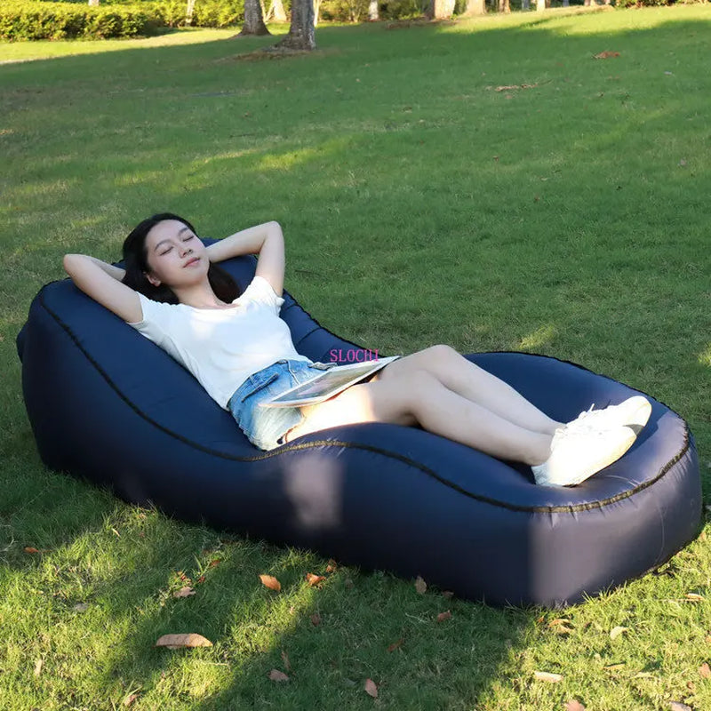 Experience Ultimate Comfort with Our Inflatable Camping Sofa and Bed - Quick Inflate Nylon Design!
