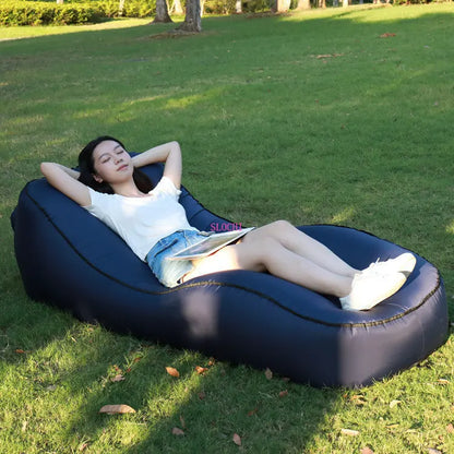 Experience Ultimate Comfort with Our Inflatable Camping Sofa and Bed - Quick Inflate Nylon Design!