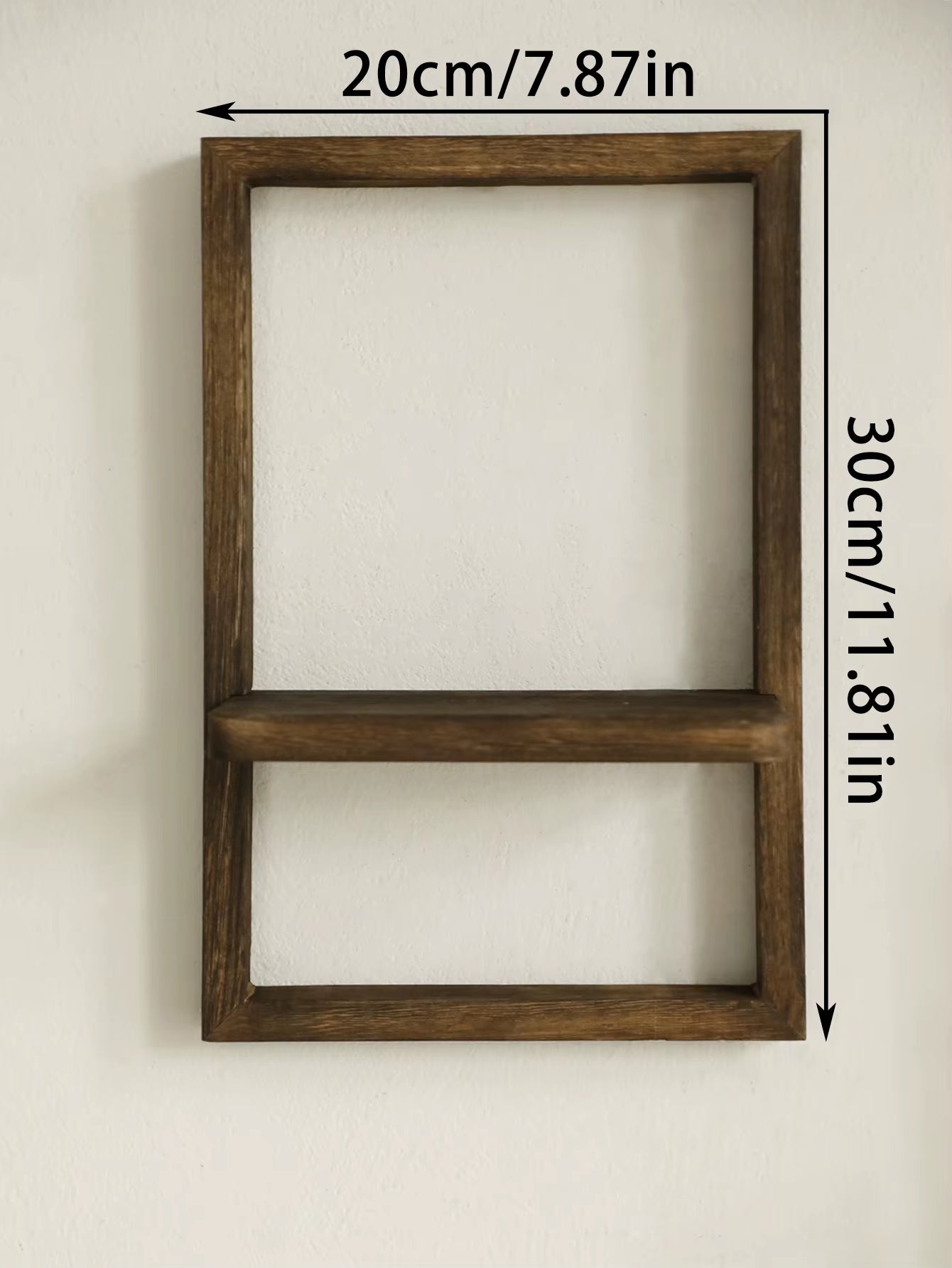 Charming Rustic Wooden Floating Shelves - Perfect Wall Storage for Any Room!