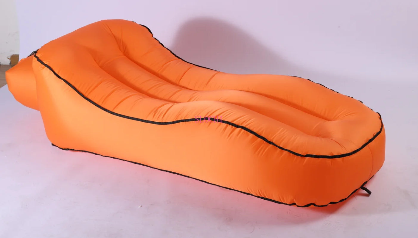 Experience Ultimate Comfort with Our Inflatable Camping Sofa and Bed - Quick Inflate Nylon Design!