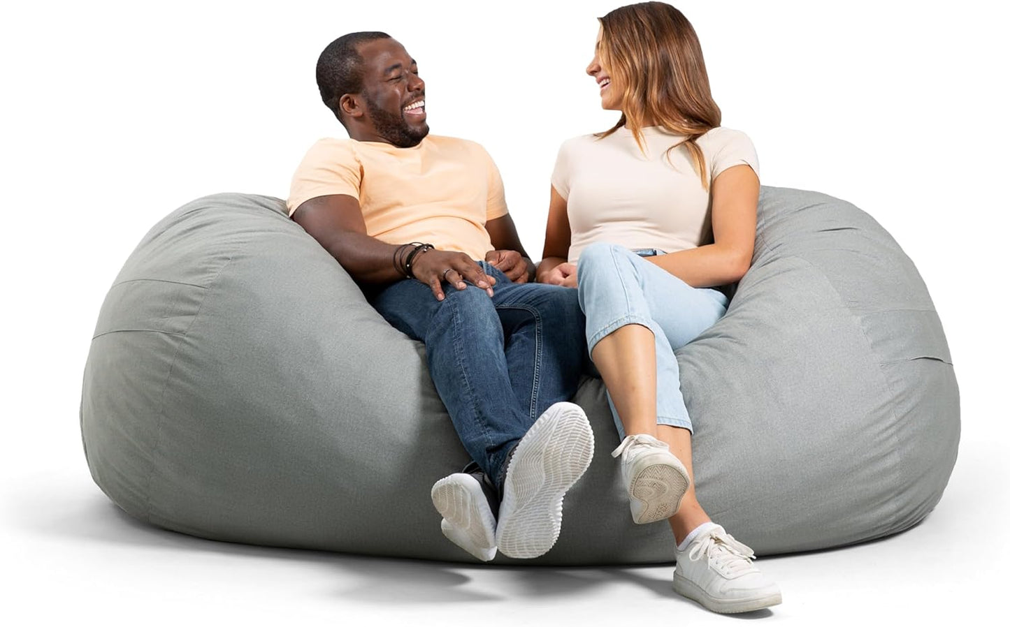Big Joe Fuf XL Foam-Filled Bean Bag Chair with Removable Cover